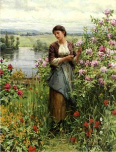 Julia Among The Roses